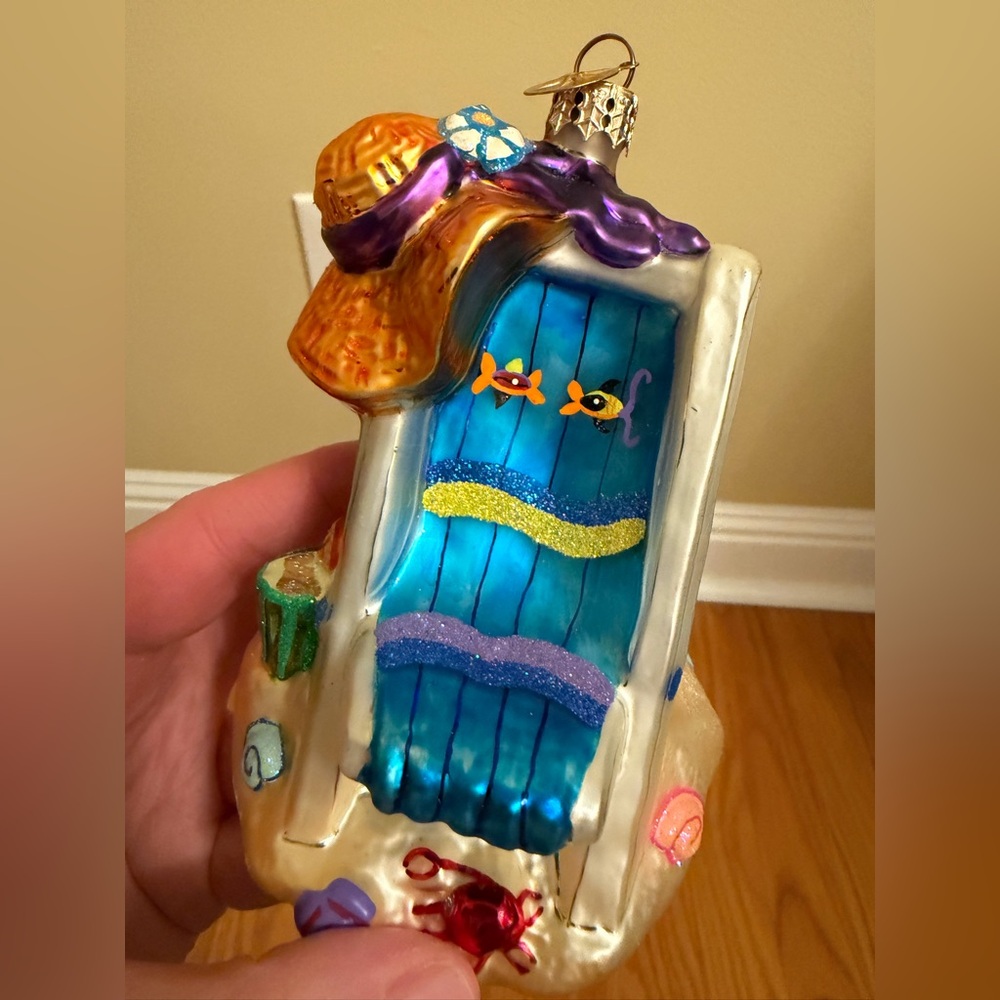 RARE Radko Beachy Dreams Ornament Vintage